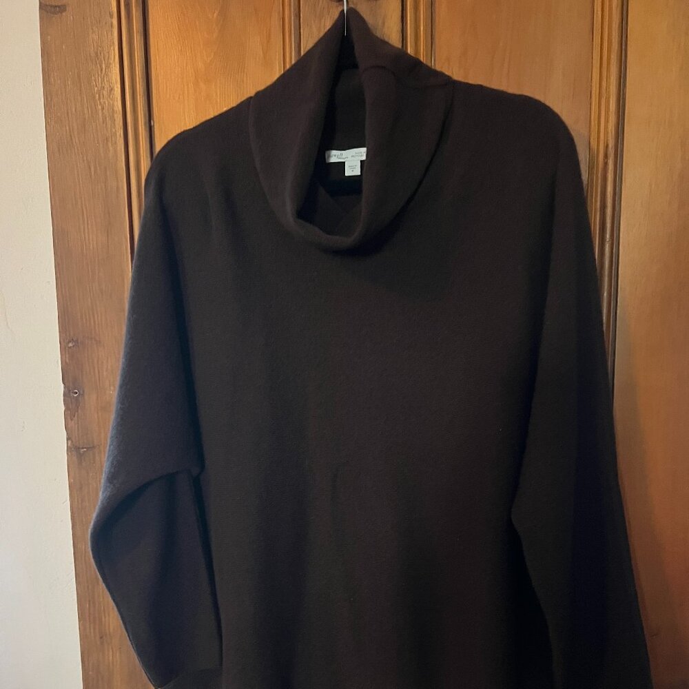 J-Jill Scrunch-neck Cashmere Sweater